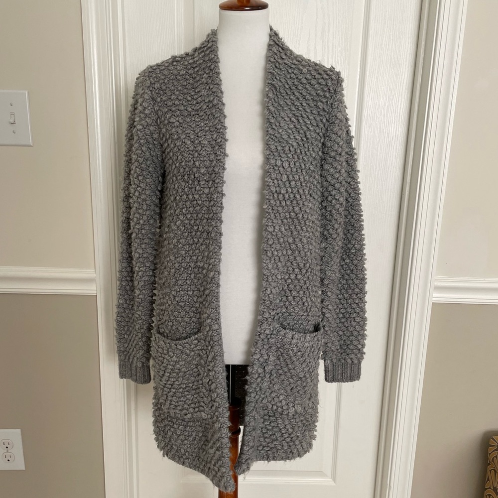 Loft Textured Long Cardigan - Picture 2 of 4